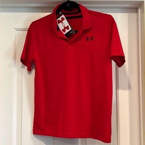 Under Armour Red Polo - Youth XL